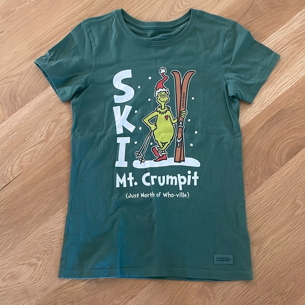 Life is Good Grinch Whoville Ski Tee